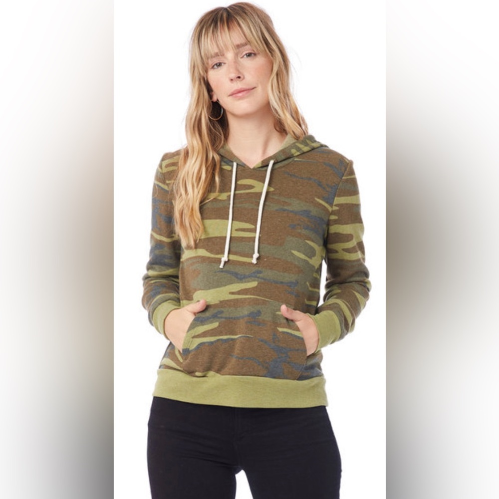 Alternative Ladies' Eco-Fleece Athletics Hooded